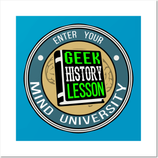 GeeK History Lesson - New Logo! Posters and Art